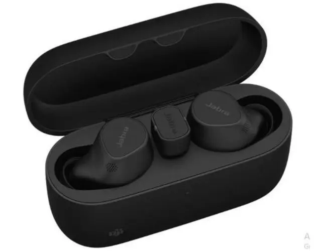 Casti True Wireless Jabra Evolve2 Buds MS, Bluetooth, ANC, 4+2 Microfoane (Negru)