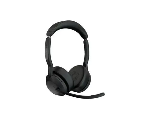 Casti Call Center Jabra Evolve2 55 Link380a, USB-A, MS, Stereo, Stand incarcare (Negru)