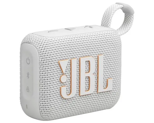 Boxa portabila JBL Go 4, 4.2 W, Bluetooth, Autonomie 7 ore, IP67 (Alb)