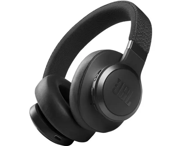 Casti Stereo JBL Live 660NC, Noise Cancelling, Bluetooth, Microfon, Asistent Vocal (Negru)