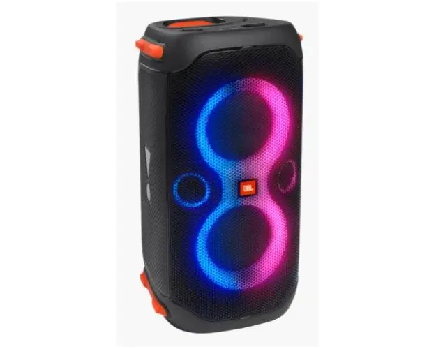 Sistem audio portabil JBL Partybox 110, 160W, Original Pro Sound, Dynamic light, Bluetooth, USB, Baterie 12H, IPX4 (Negru)