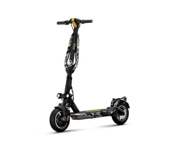 Trotineta electrica Jeep 2xe Urban Camou, Motor 500W, autonomie 45 Km, viteza maxima 25 Km/h, roti 10inch, Baterie 48V/9.6Ah (Negru)