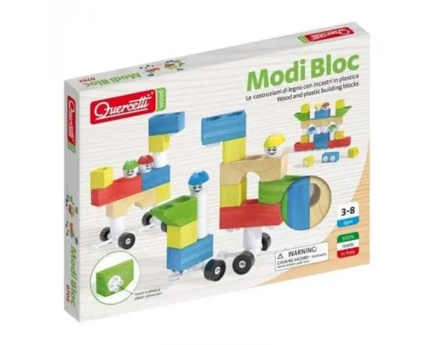 Joc constructie Quercetti Modi Bloc, 30 piese