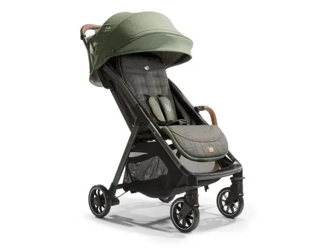 Carucior ultracompact Joie Parcel Signature Pine, 0-22 kg (Negru/Verde)