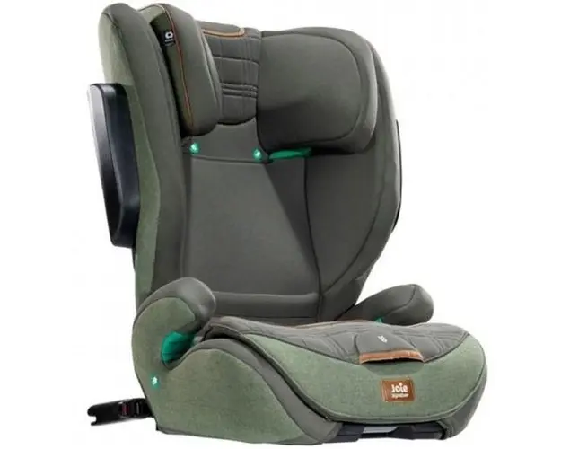 Scaun auto Joie i-Traver Signature Pine, testat ADAC, 100 - 150 cm, 3.5-12 ani (Verde/Gri)