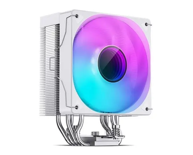 Cooler CPU Jonsbo CR-1000 V2, iluminare RGB, 1x120 mm, 1500 rpm, PWM (Alb)