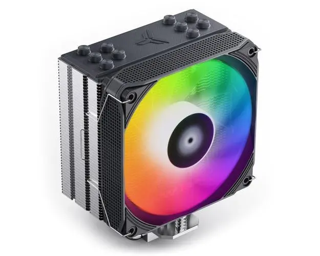 Cooler CPU Jonsbo PISA A5 ARGB, iluminare ARGB, 1x120 mm, 1850 rpm, PWM (Gri)