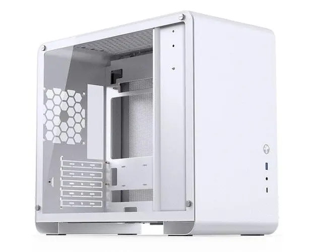 Carcasa Jonsbo U4 Mini, Mini Tower, Fara sursa, mATX, mITX (Alb)