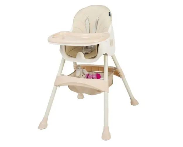 Scaun de masa 2 in 1 Juju Eat&Smile, 6 luni-3 ani, 8-15 kg (Bej)
