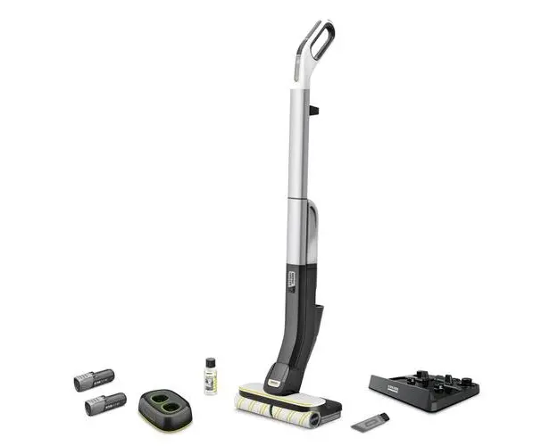 Aparat de curatat podele Karcher FC 4-4, 4 V, Rezervor 400 ml, Latime de curatare 300 mm + Acumulator 2.5 Ah (Gri)