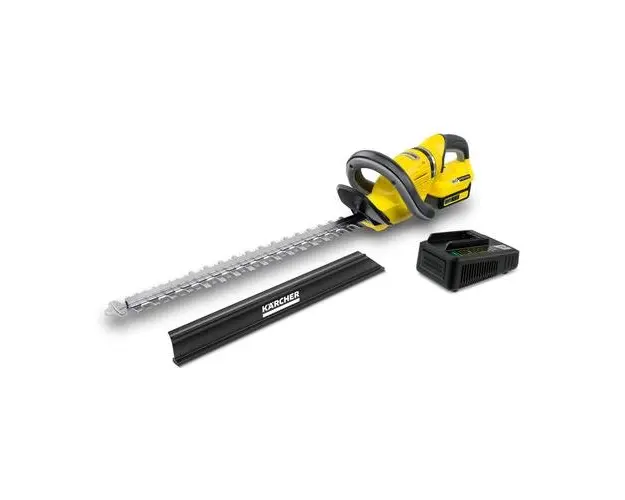 Foarfeca electrica tuns gard viu Karcher HGE 18-50, 18 V, Lungime de taiere 50 cm, 2700 cpm, Fara acumulator si incarcator (Negru/Galben)