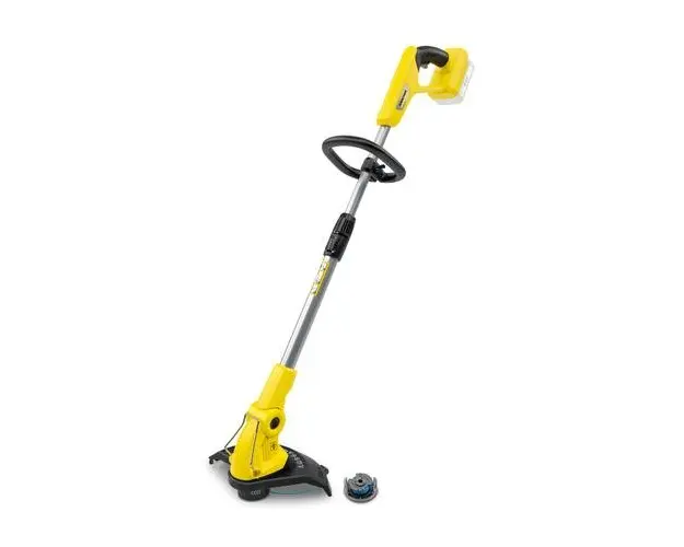 Trimmer electric pentru iarba/gazon Karcher LTR 18-30, Fara fir, Diametru de taiere 30 cm, 7800 rpm, 18 V, Acumulatorul nu este inclus (Galben/Argintiu)