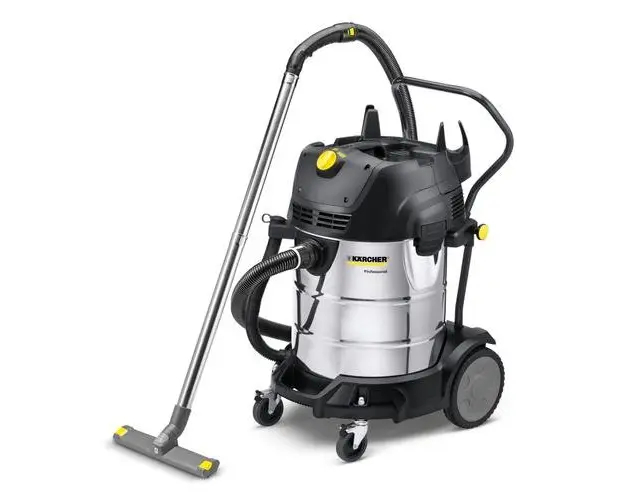 Aspirator umed/uscat Karcher NT 75/2 Tact² Me, 2760 W, 254 mbar, 75 L (Argintiu/Negru)