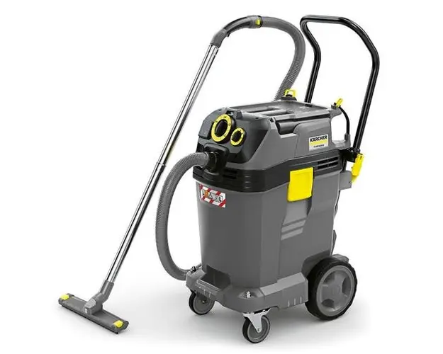 Aspirator Karcher NT 50/1 Tact Te L, Umed/Uscat, 50 L, 1380 W (Gri/Galben)