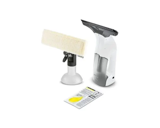 Aspirator geamuri Karcher WV 1 Plus, rezervor 100 ml, acumulator integrat (Alb)