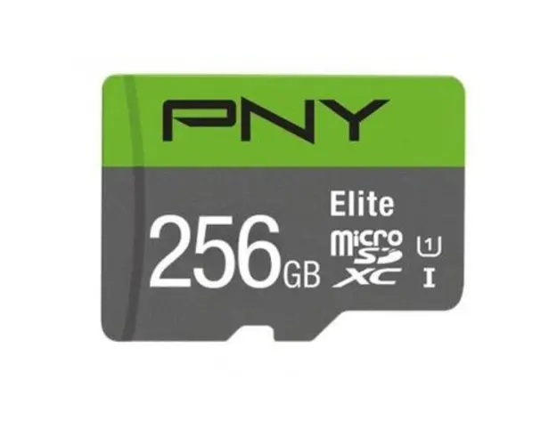 Card de memorie PNY Elite, 256GB, microSDXC, Clasa 10, A1, V10