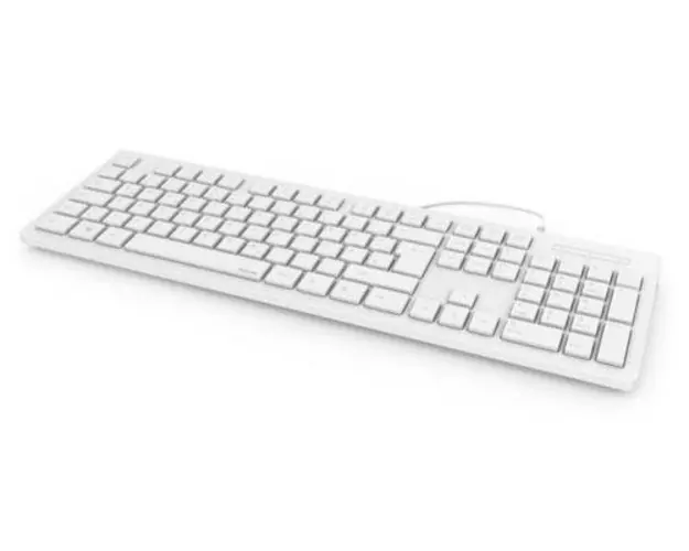 Tastatura Hama KC-200, USB, layout US (Alb)