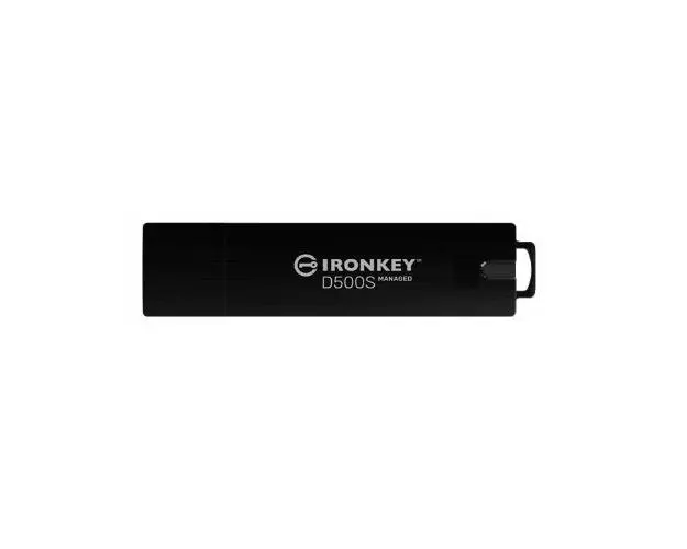 Stick USB Kingston IRONKEY Managed D500SM, 8 GB, USB 3.2 Gen 1 (Negru)