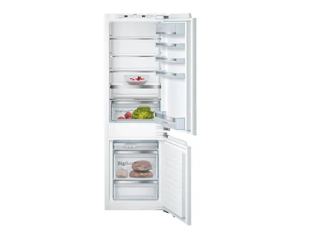 Combina Frigorifica incorporabila BOSCH KIS86AFE0, 266 L, Clasa E, LED, VarioZone, LowFrost, H 177.2 CM (Alb)