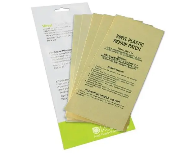 Kit Kokido K435, Reparatie piscine, 5 plasturi vinyl, Petic lipire