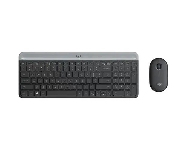 Kit tastatura Logitech MK470 + mouse Logitech (Negru)