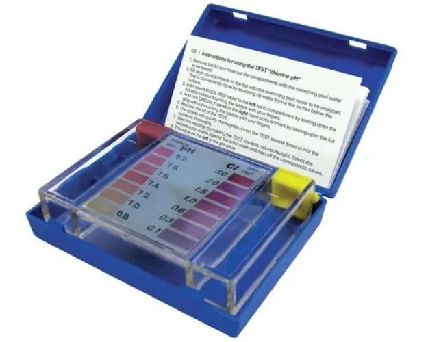 Kit testare Kokido K020BL24, tester clor ph pastile 10+10