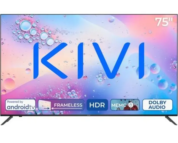 Televizor LED Kivi 190 cm (75inch) 75U760QB, Ultra HD 4K, Smart TV, WiFi