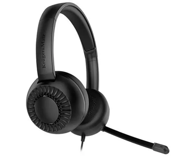 Casti Stereo Kruger&Matz KM0661, Microfon (Negru)