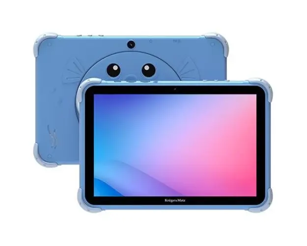 Tableta Kruger&Matz FUN 1008, Procesor Unisoc Tiger T310 Quad-Core, Ecran IPS 10.1inch, 4GB RAM, 64GB Flash, 5MP, Wi-Fi, Bluetooth, 4G, Android (Albastru)