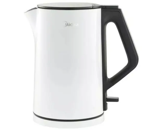Fierbator electric MIDEA KOM15H01A, 1.5 L, 2200W, otel inoxidabil (Alb) 