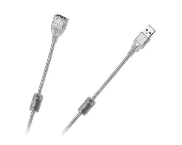 Cablu Cabletech KPO3866-5, USB 2.0 TATA A - USB MAMA A, ecranat, 5m