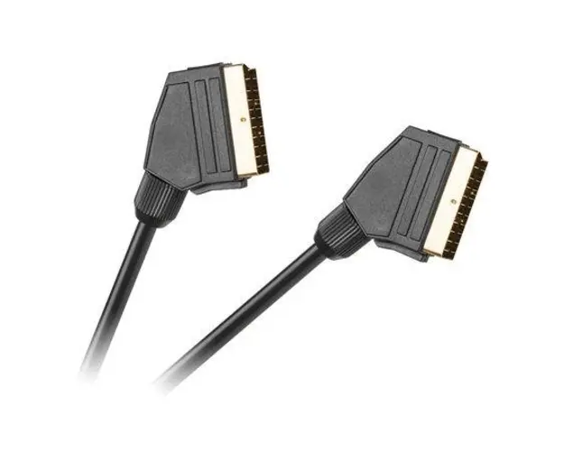 Cablu SCART CABLETECH KPO3911-3, 3m, 21 pini, dublu ecranat