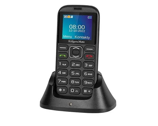 Telefon Mobil Kruger & Matz KM0922, Dual SIM, 4G (Negru)