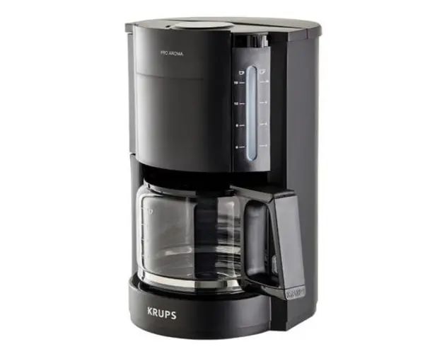 Cafetiera KRUPS ProAroma F 309 08, Cana de sticla (Negru)