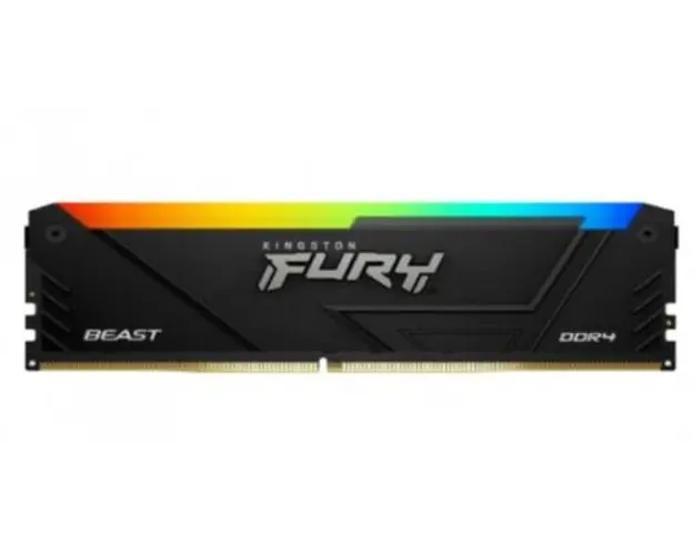 Memorie Kingston Fury Beast RGB Intel XMP 2.0, 8GB, DDR4-2666, CL16