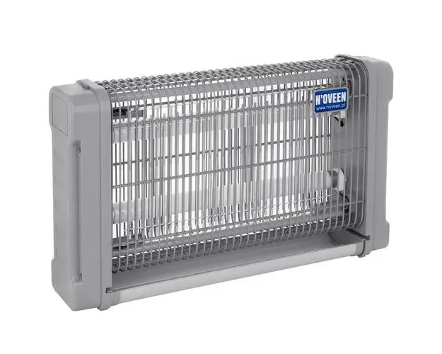 Lampa electrica anti-insecte Noveen IKN20, 2x UV, 20 W, 4000 V (Gri)