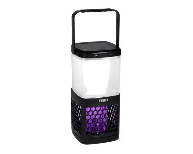 Lampa portabila anti-insecte Noveen IKN895, LED UV, 5W, 800 V, Solara, 1800 mAh, IP20 (Negru)