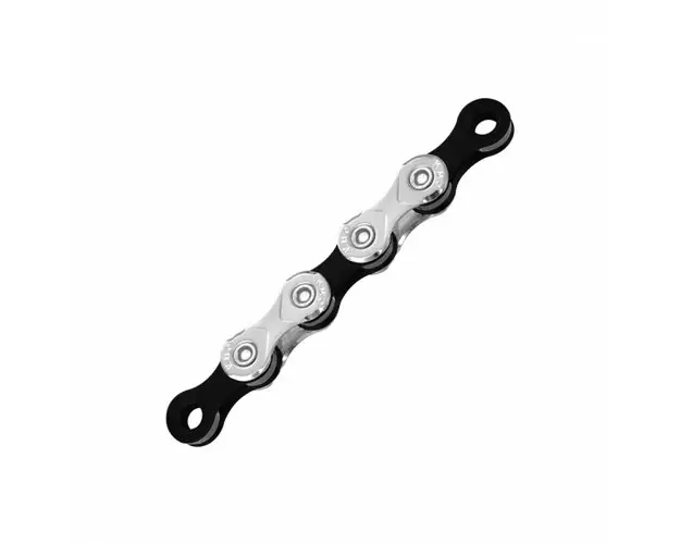 Lant Bicicleta KMC X10, 10 Viteze, 1/2x11/128 inch, 122 Zale, Argintiu/Negru