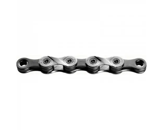 Lant Bicicleta KMC X9, 9 Viteze, 114 Zale, 1/2 x 11/128 inch, Gri/Argintiu