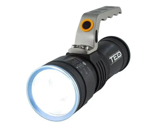 Lanterna metalica LED TED Electric TED-HLL204, 10W (Negru)