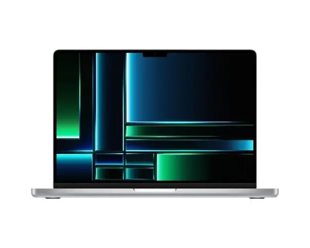 Laptop Apple MacBook Pro 14 2023 (Procesor Apple M2 Pro (10-core CPU / 16-core GPU) 14.2inch Liquid Retina XDR, 16GB, 512GB SSD, Mac OS Ventura, Layout US, Argintiu) + adaptor priza US - EU