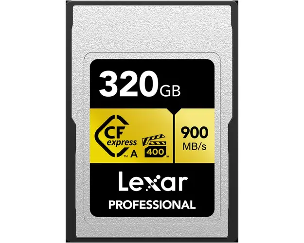 Card de memorie Lexar Professional GOLD LCAGOLD320G-RNENG, 320GB, CFexpress Type A