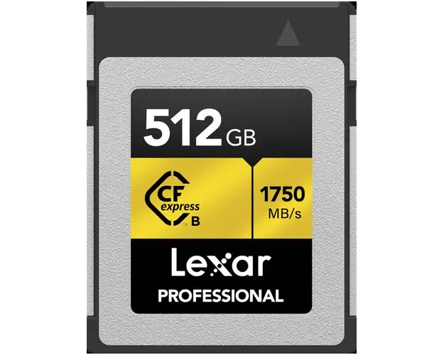 Card de memorie Lexar Professional GOLD LCXEXPR512G-RNENG, 512GB, CFexpress™ Type B