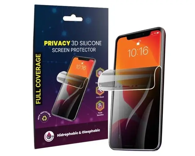 Folie Silicon Privacy Lemontti pentru Huawei Pura 70 Pro