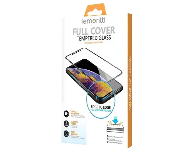 Folie Protectie Sticla Securizata Lemontti Full Fit 2.5D LEMFSFFMI10TP5GBK pentru Xiaomi Mi 10T Pro (Negru)