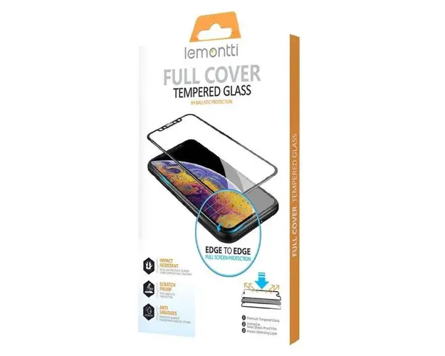 Folie Sticla Lemontti LEMFSFF3D12BK pentru Xiaomi 12, Xiaomi 12X (Transparent/Negru)