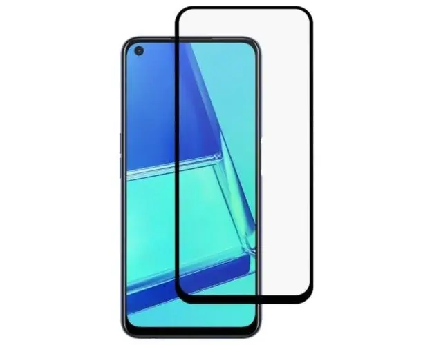 Folie Protectie Sticla Lemontti MPSG69211 pentru Oppo A72 (Transparent/Negru)