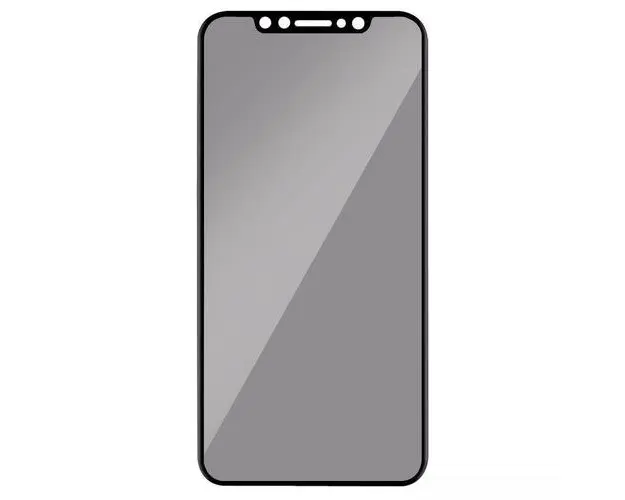 Folie Sticla Lemontti Privacy pentru iPhone 12 Pro Max, 0.33mm, 9H (Negru)