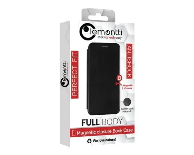 Husa Book Elegant Lemontti Honor Magic4 Lite, Negru