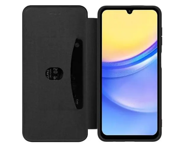 Husa Book Lemontti Elegant Samsung Galaxy A55, Negru